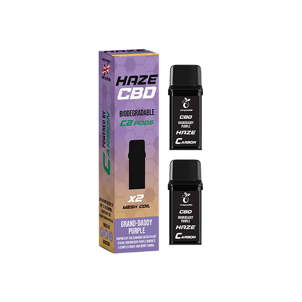 500mg Haze CBD C2 Pods - 800 puffs
