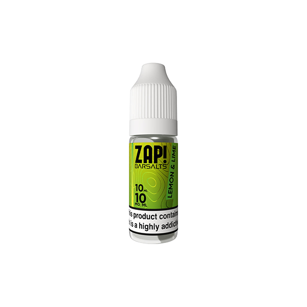 10mg ZAP! Bar Salts Nic Salt 10ml (50VG/50PG)